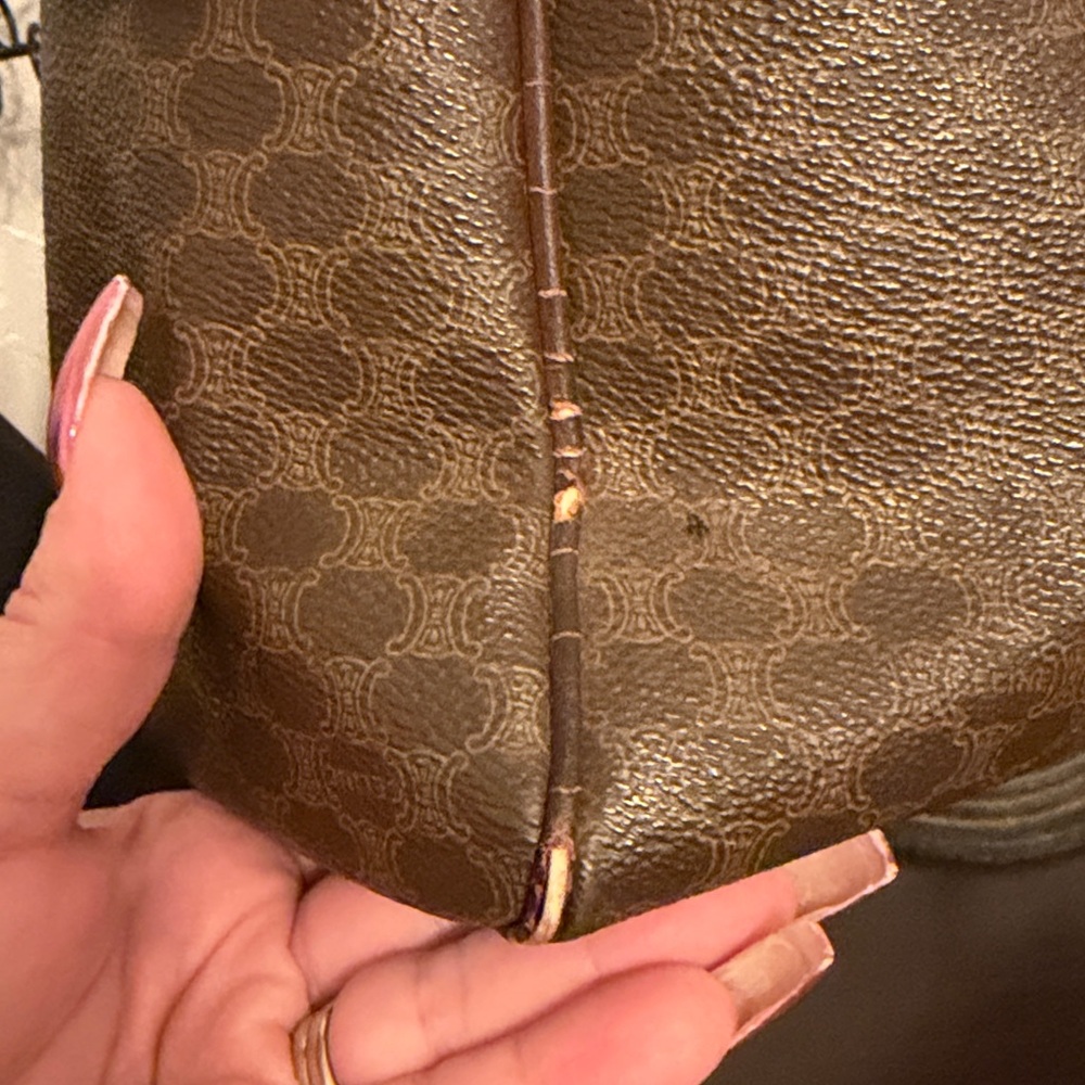 Celine vintage Boston bag Brown Leather Bag - Picture 4 of 9
